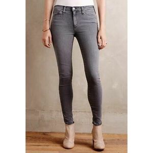 Anthropologie McGuire Denim Grey Skinny Jean Sz 27